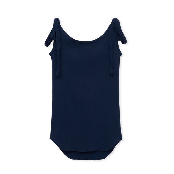 【新品未使用】THE SHISHIKUI ribbon cami/BLACK RIBBON CAMI / NAVY – SHISHIKUI
