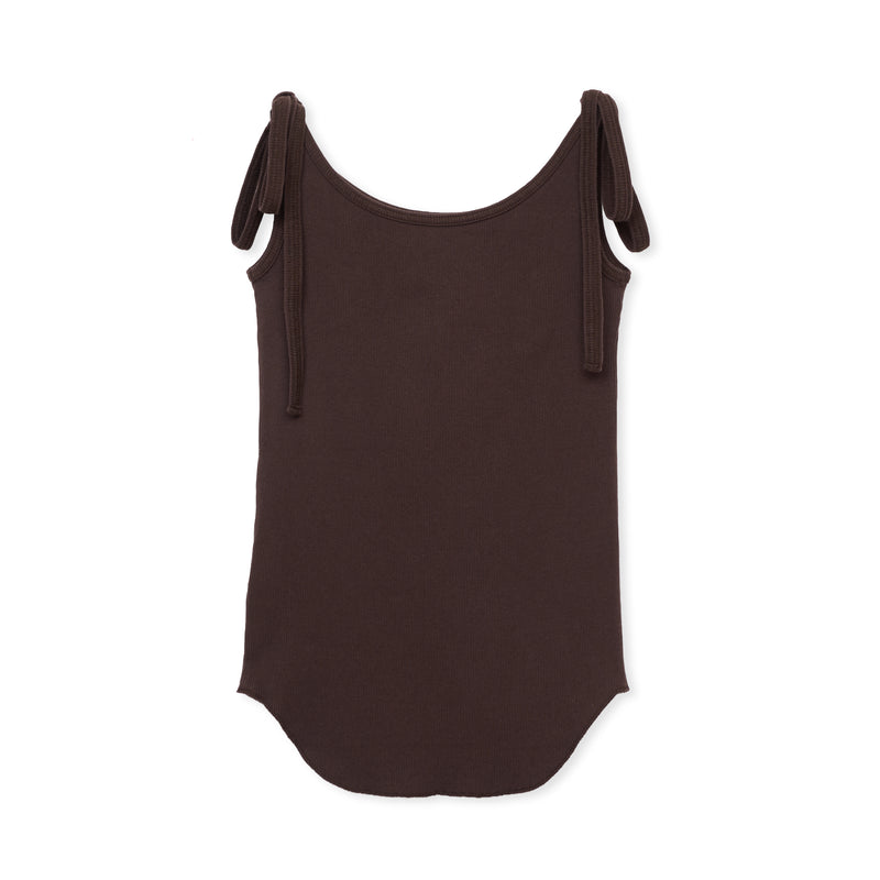 RIBBON CAMI / D BROWN