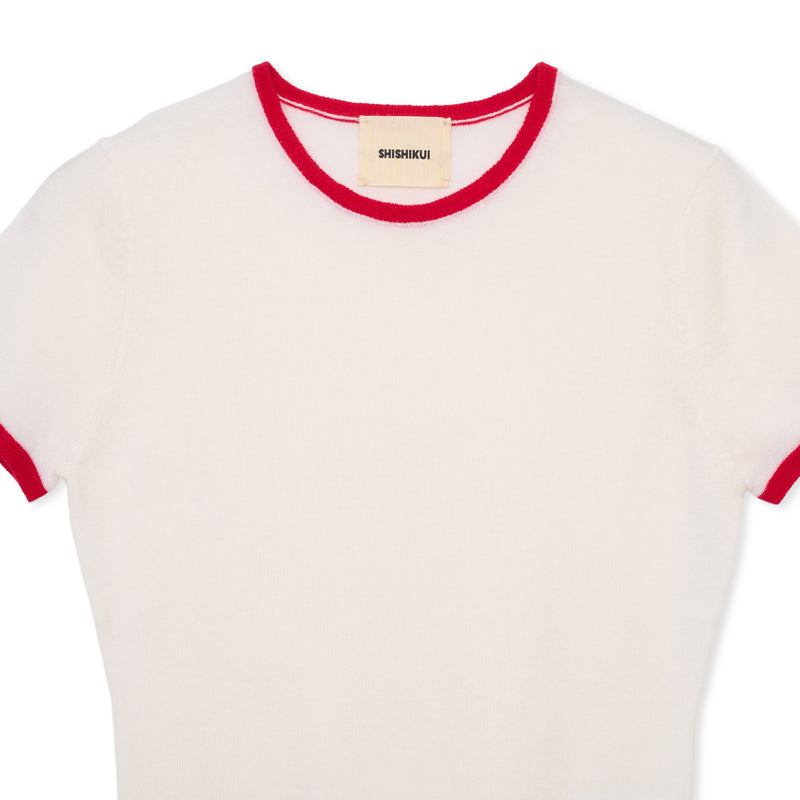 ringer knit / OFF×RED