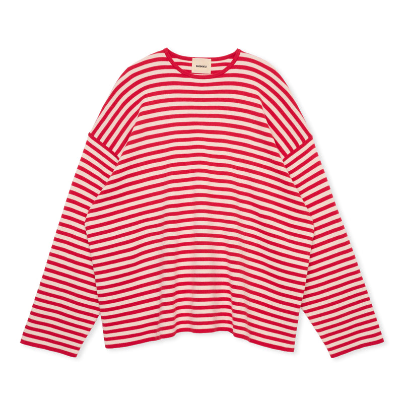 STRIPED / RED×BEIGE