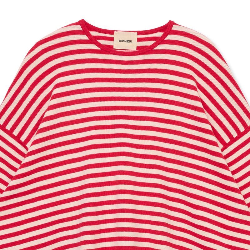 STRIPED / RED×BEIGE