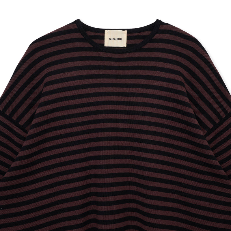 STRIPED / BLACK×BROWN