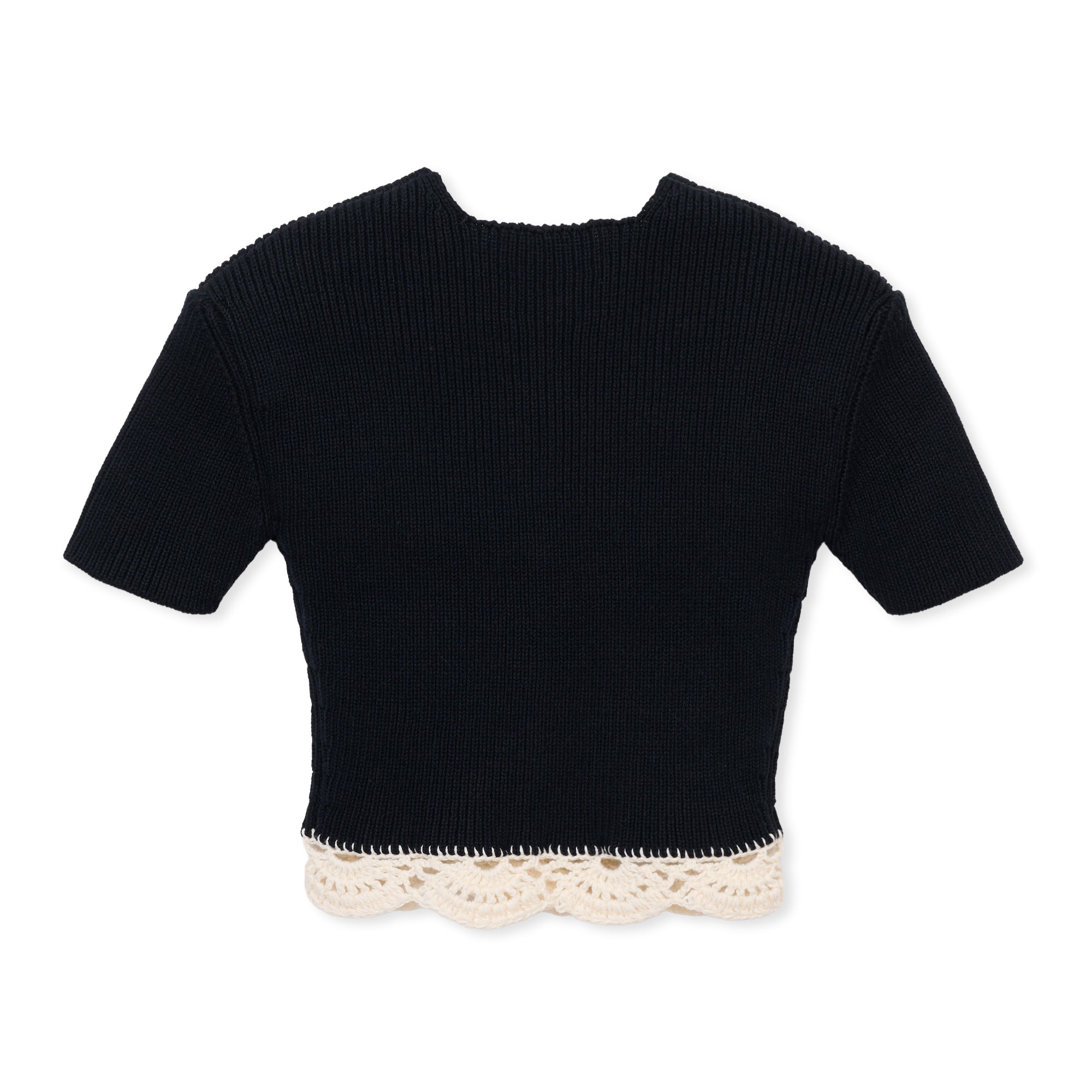 トップス SHISHIKUI FRILL CAD FRILL CAD / BLACK×OFF – SHISHIKUI