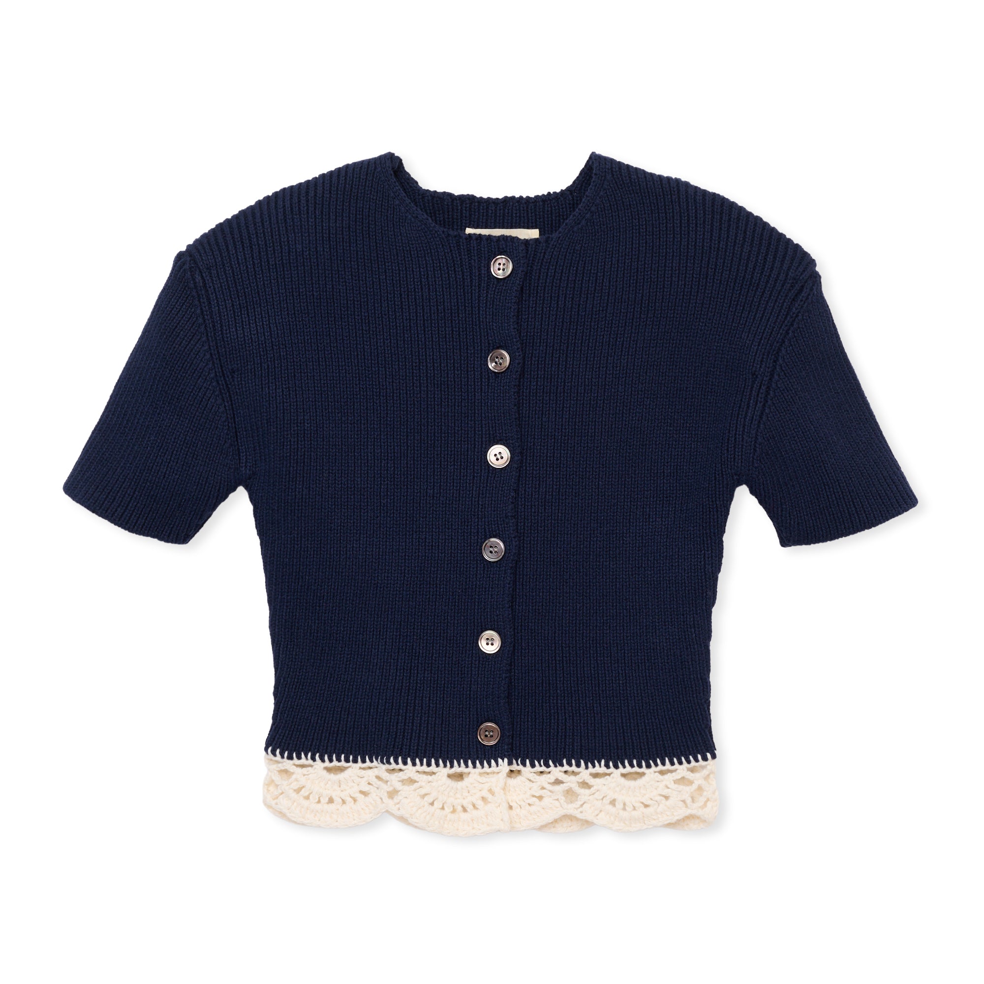 トップス SHISHIKUI FRILL CAD FRILL CAD / NAVY×OFF – SHISHIKUI