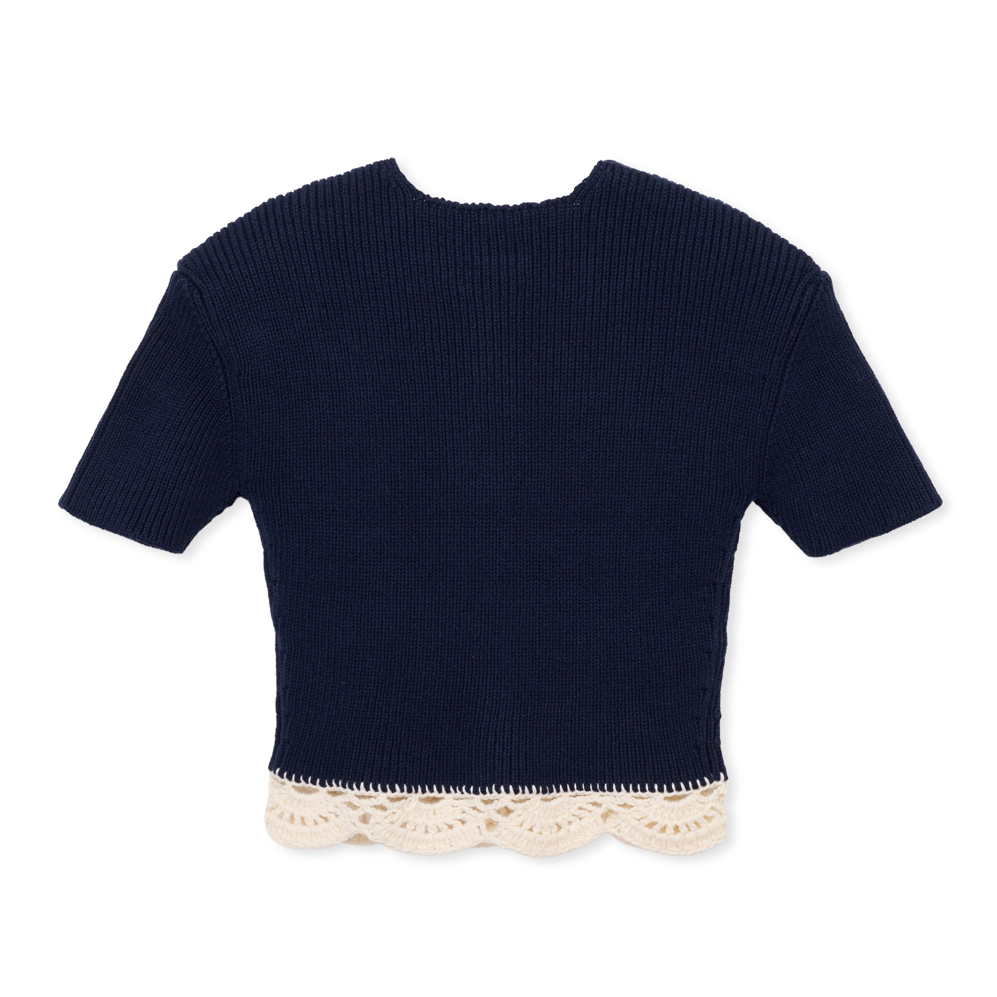 トップス SHISHIKUI FRILL CAD FRILL CAD / NAVY×OFF – SHISHIKUI