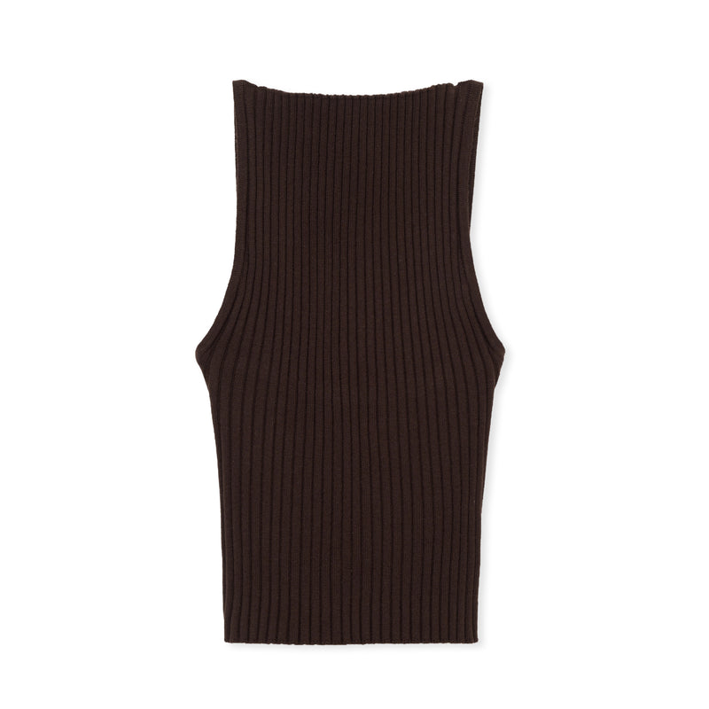 knit cami S / BROWN 2026SS