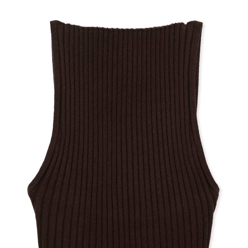 knit cami S / BROWN 2026SS