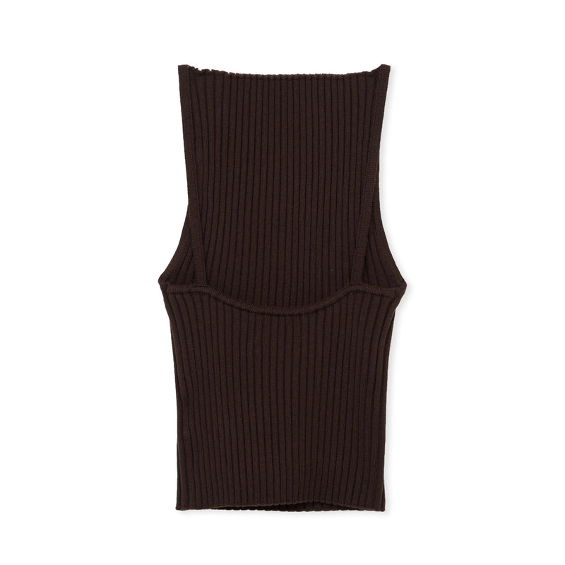 knit cami S / BROWN 2026SS