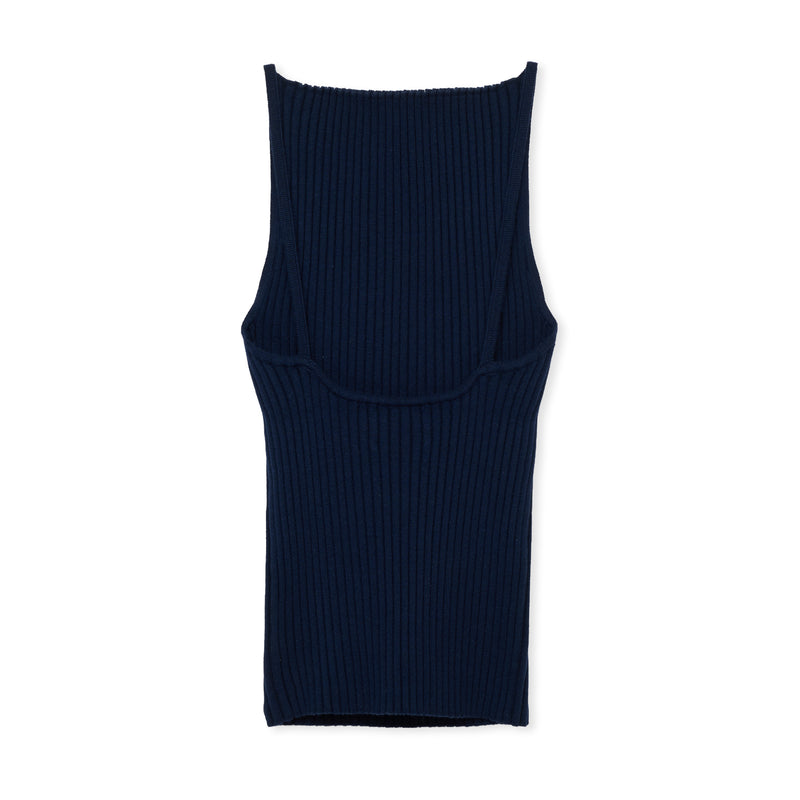 KNIT CAMI / NAVY