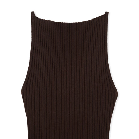 KNIT CAMI / BROWN