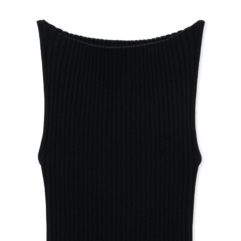 トップス shishikui Knit Cami BLACK Knit Cami O / BLACK – SHISHIKUI
