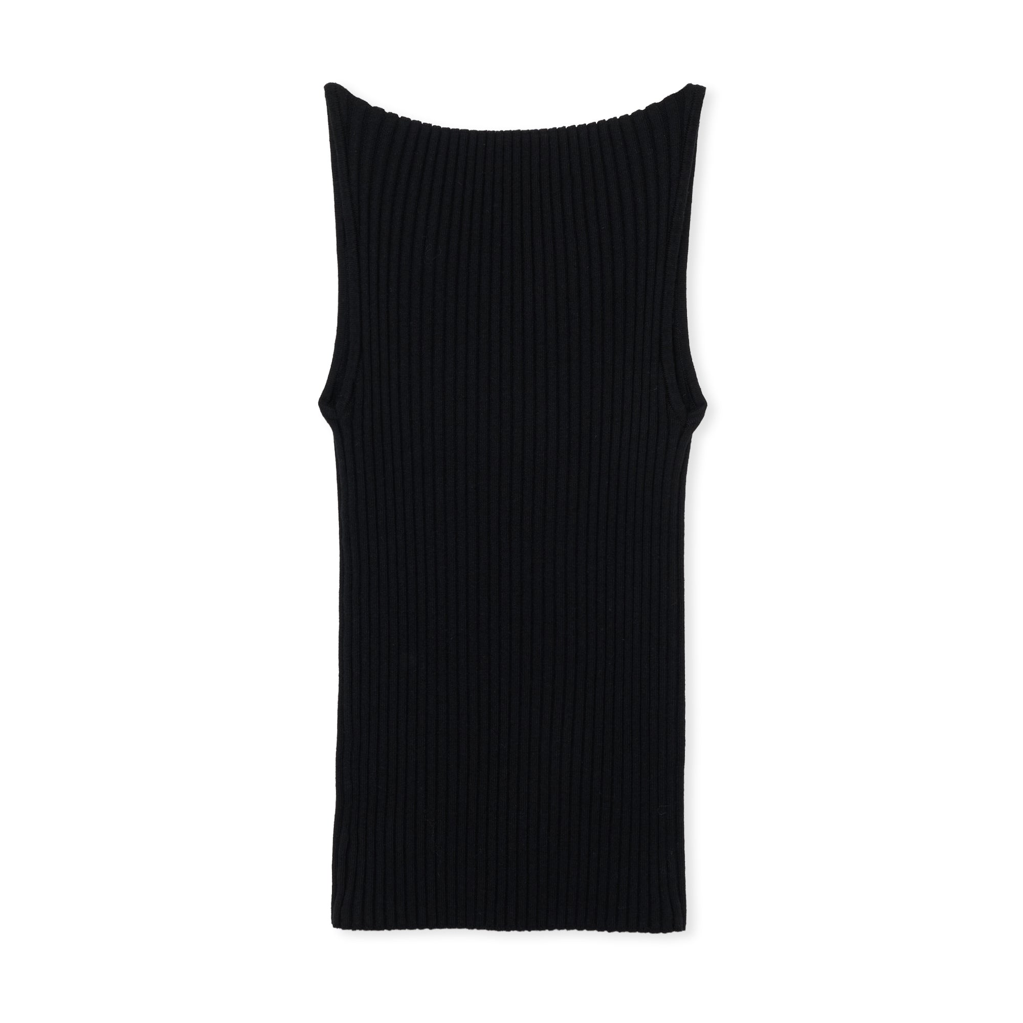 Knit Cami O / BLACK – SHISHIKUI