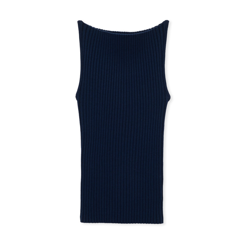 Knit Cami O / NAVY