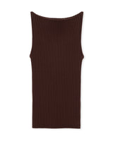 Knit Cami O / MARRON BROWN