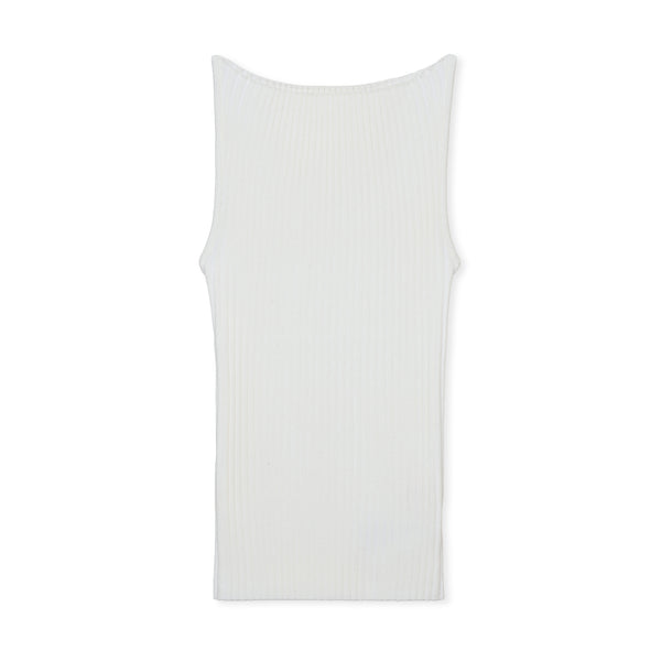 トップス shishikui KNIT CAMI Knit Cami O / OFF WHITE – SHISHIKUI