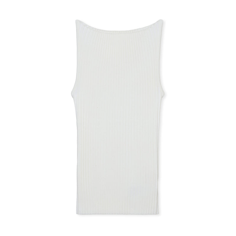 Knit Cami O / OFF WHITE