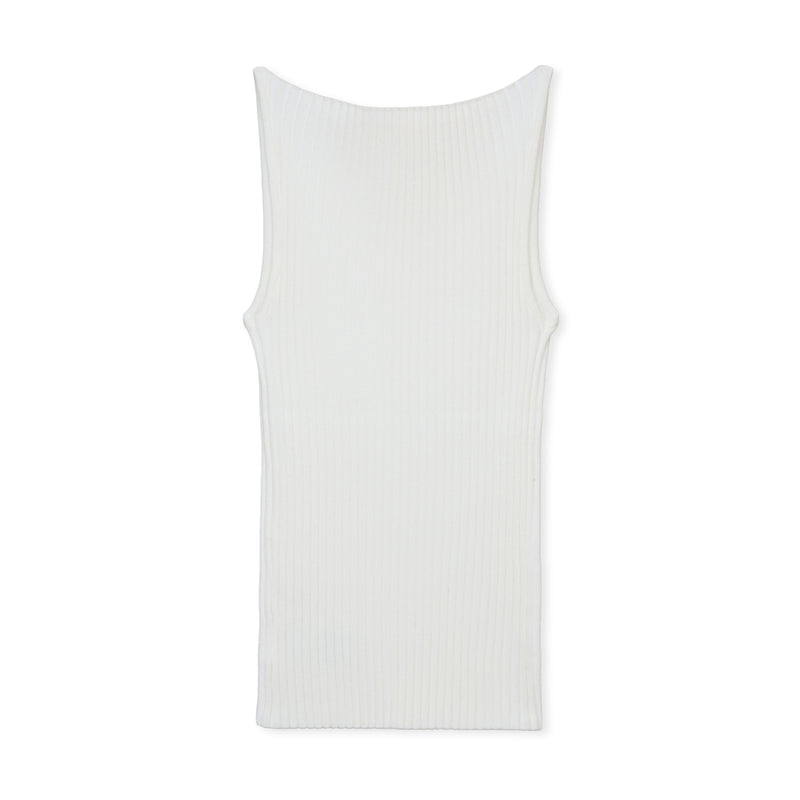 Knit Cami O / OFF WHITE