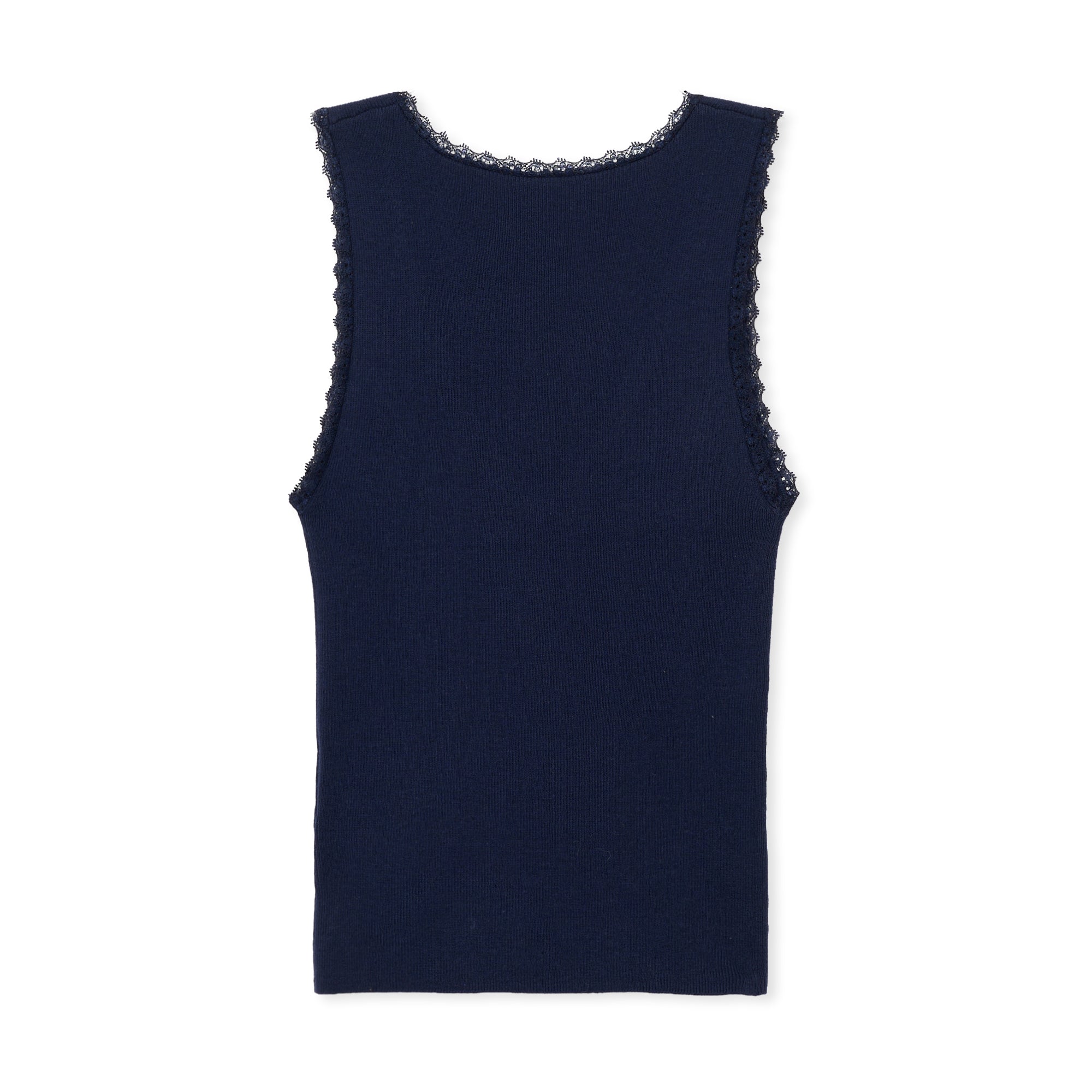 トップス THE SHISHIKUI Crochet / Navy LACE NK / NAVY – SHISHIKUI