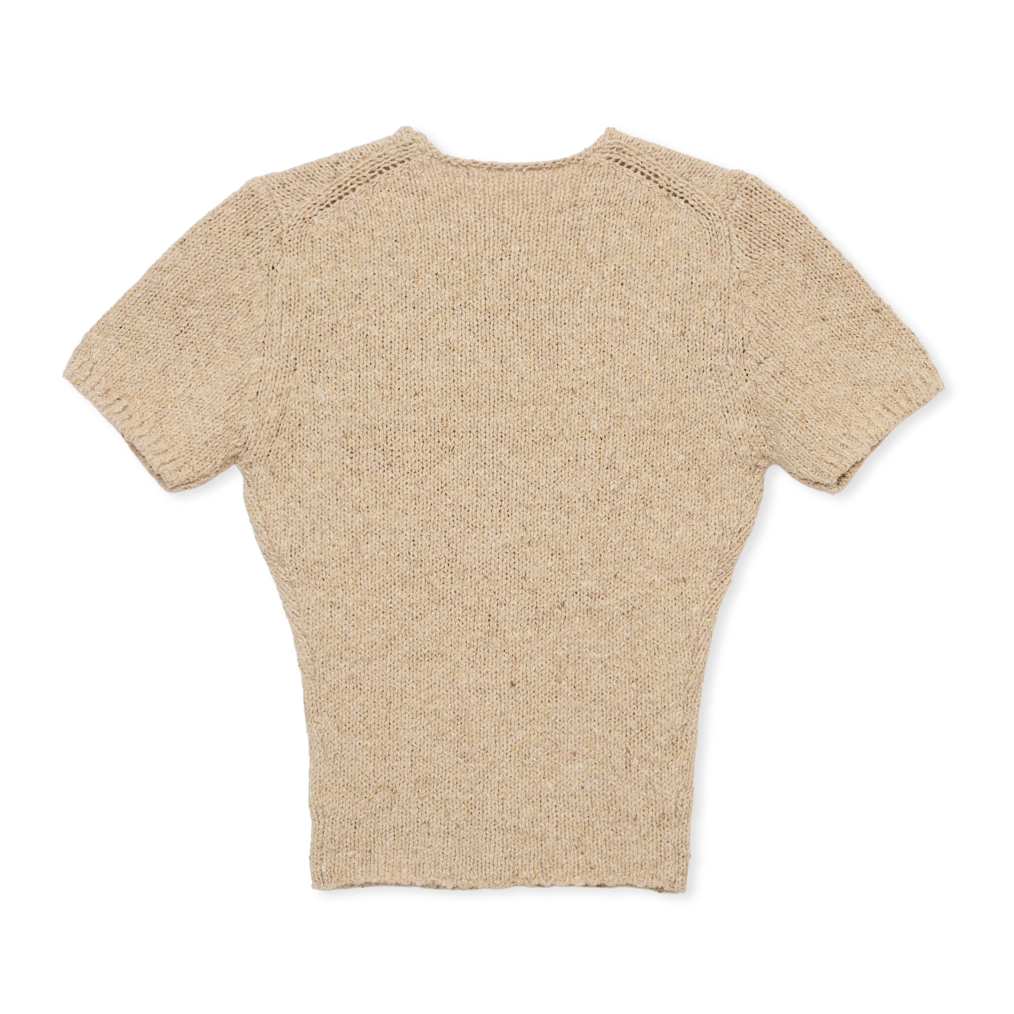 SHISHIKUI MANIBO HAN L.BEIGE 半袖ニット MANIBO HAN / L.BEIGE – SHISHIKUI