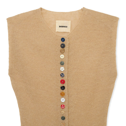 shishikui holed north / GREIGE シシクイ Tops – SHISHIKUI