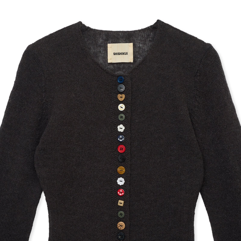 トップス SHISHIKUI Multi log Multi log / GRAY – SHISHIKUI