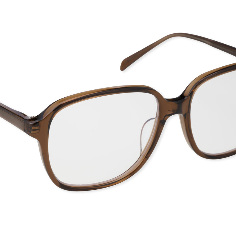 【SHISHIKUI】square eye / clear brown NEW SQUARE / BROWN – SHISHIKUI