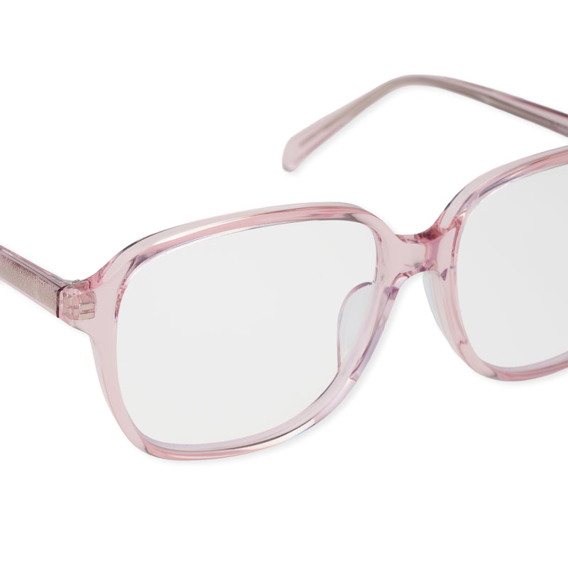 NEW SQUARE  / CLEAR PINK