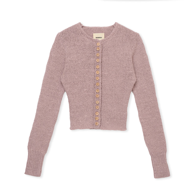 SHISHIKUI MANY BOTAN WINE RED コットンカーディガン MANY BOTAN / ROSE GRAY – SHISHIKUI