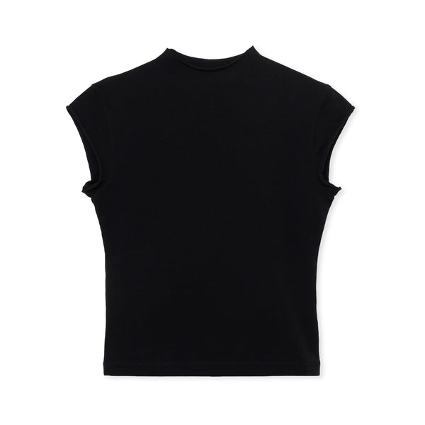 DIFFERENT IS OK Ribbed Cut-out シズニルック CUT OFF / BLACK – SHISHIKUI