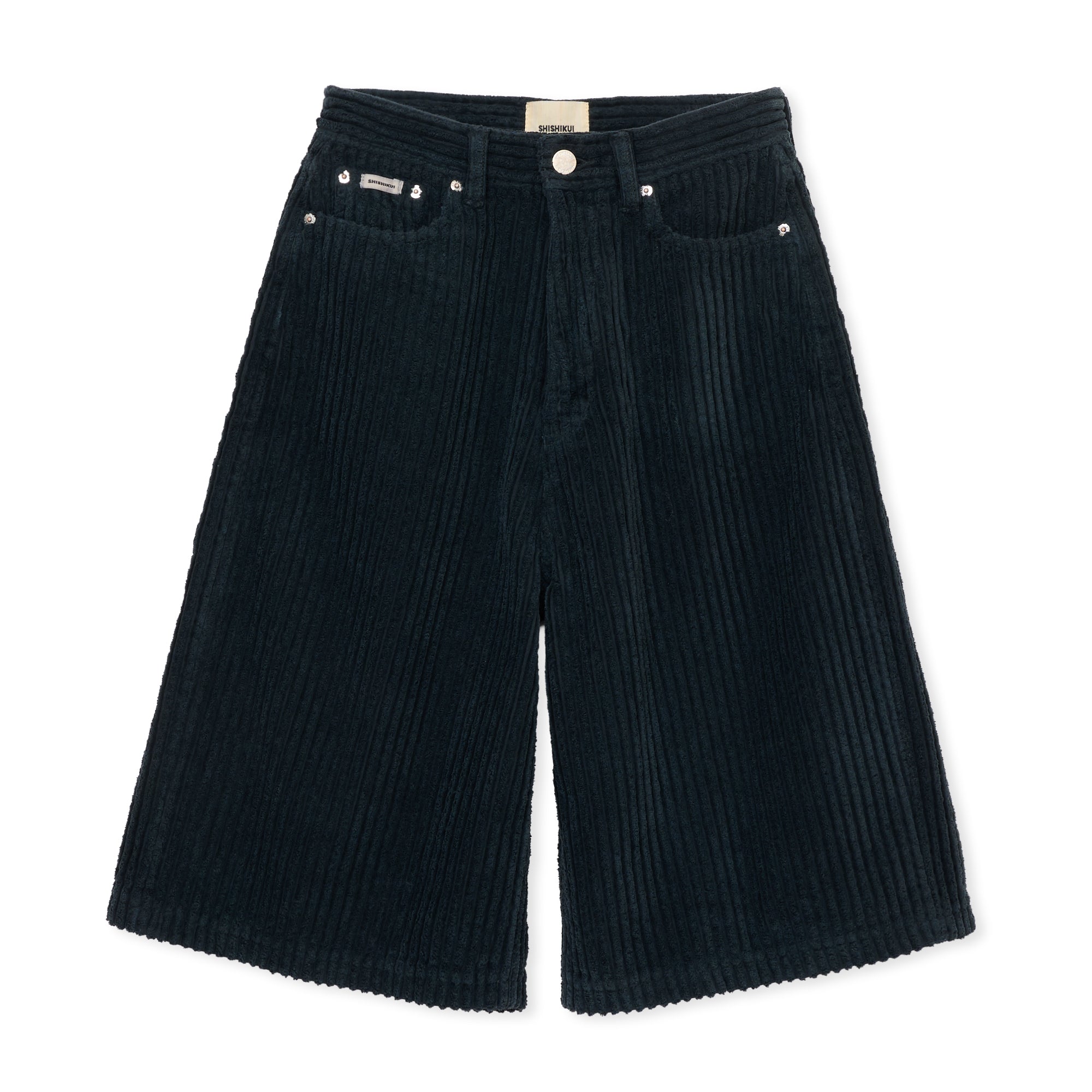 SHISHIKUIシシクイ CORDUROY/S ブラック L ハーフパンツ corduroy p / charcoal BLACK – SHISHIKUI