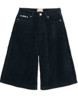 corduroy p / charcoal BLACK