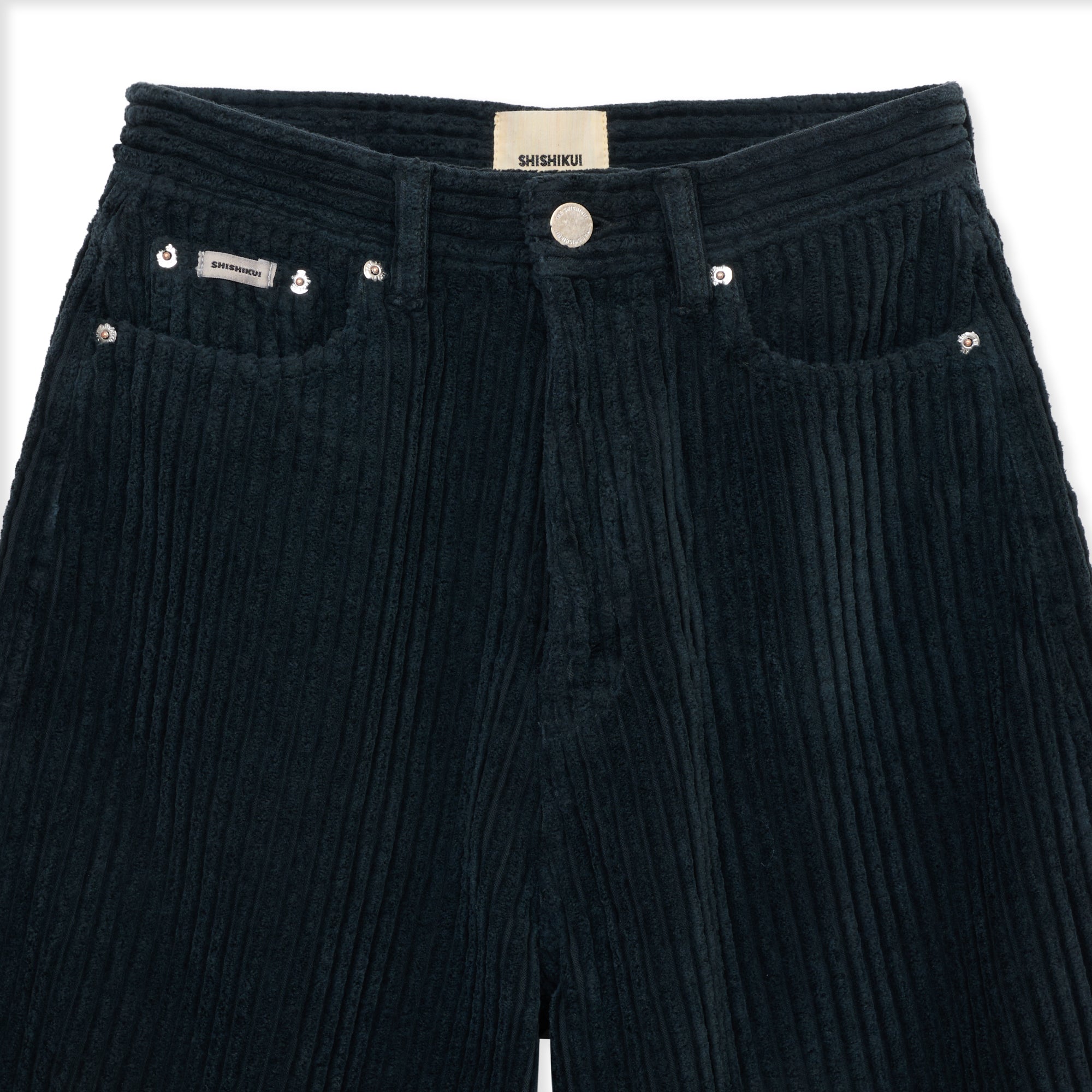 corduroy p / charcoal BLACK – SHISHIKUI