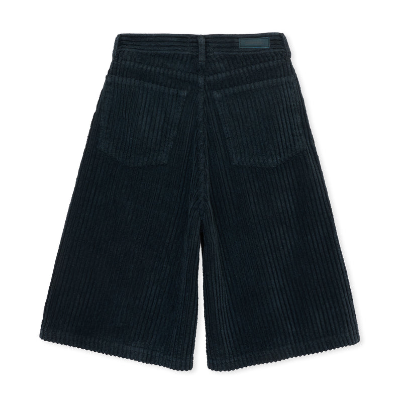 corduroy p / charcoal BLACK