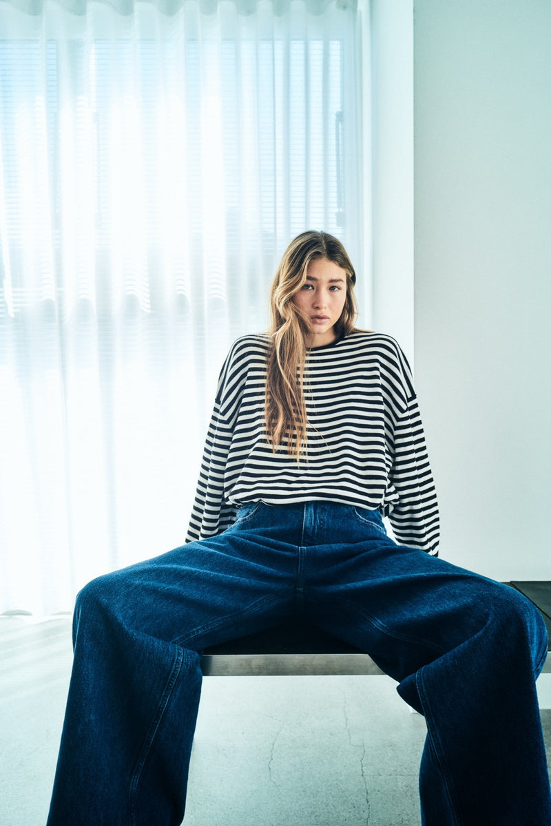 STRIPED / BLACK×OFF