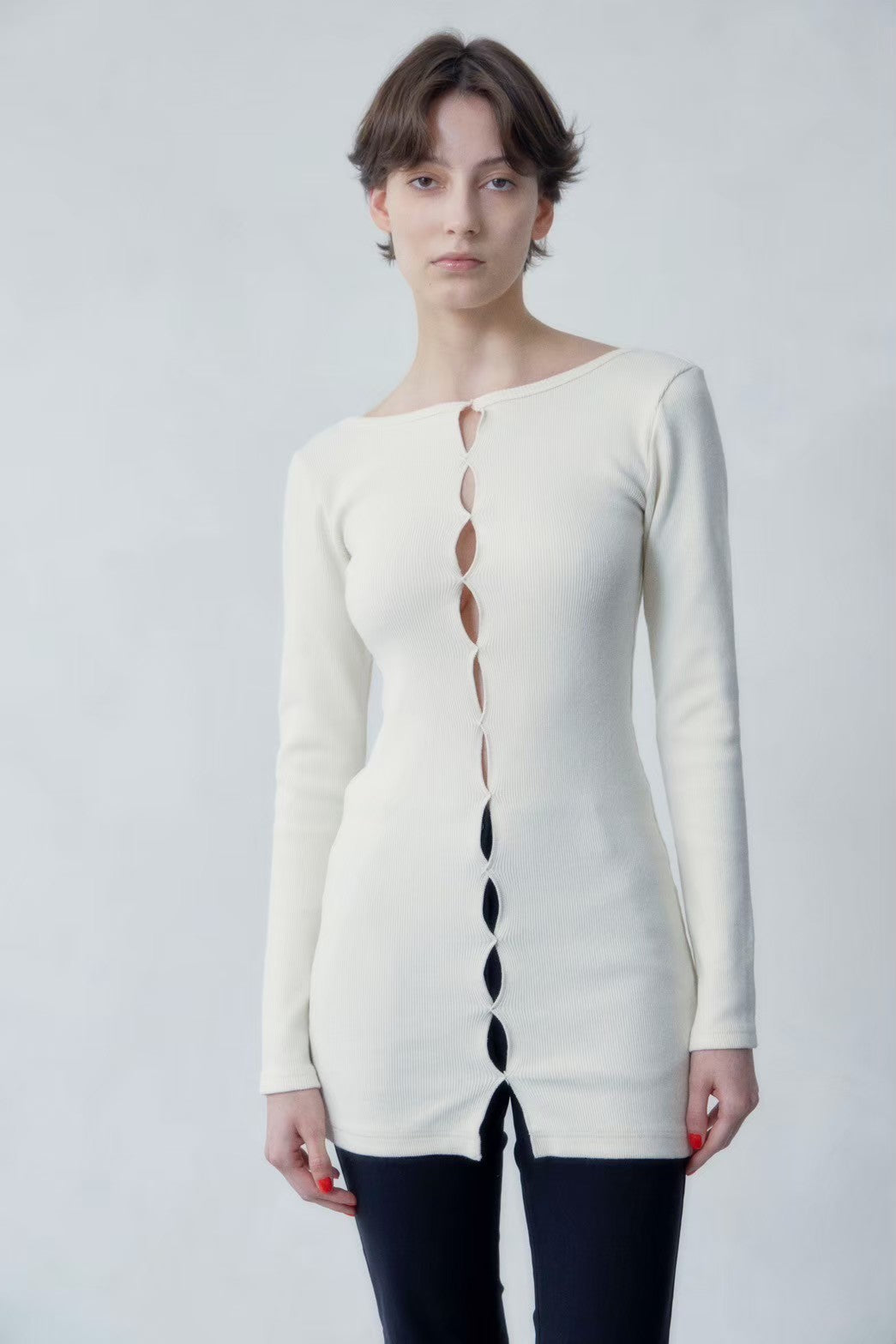 新品　THE SHISHIKUI holed top b / D.BROWN holed top b / D.BROWN – SHISHIKUI