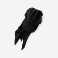 SILK SCARF CAP/ BLACK
