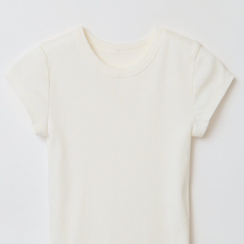 RIB TEE / WHITE – SHISHIKUI