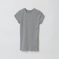 RIB TEE / GRAY