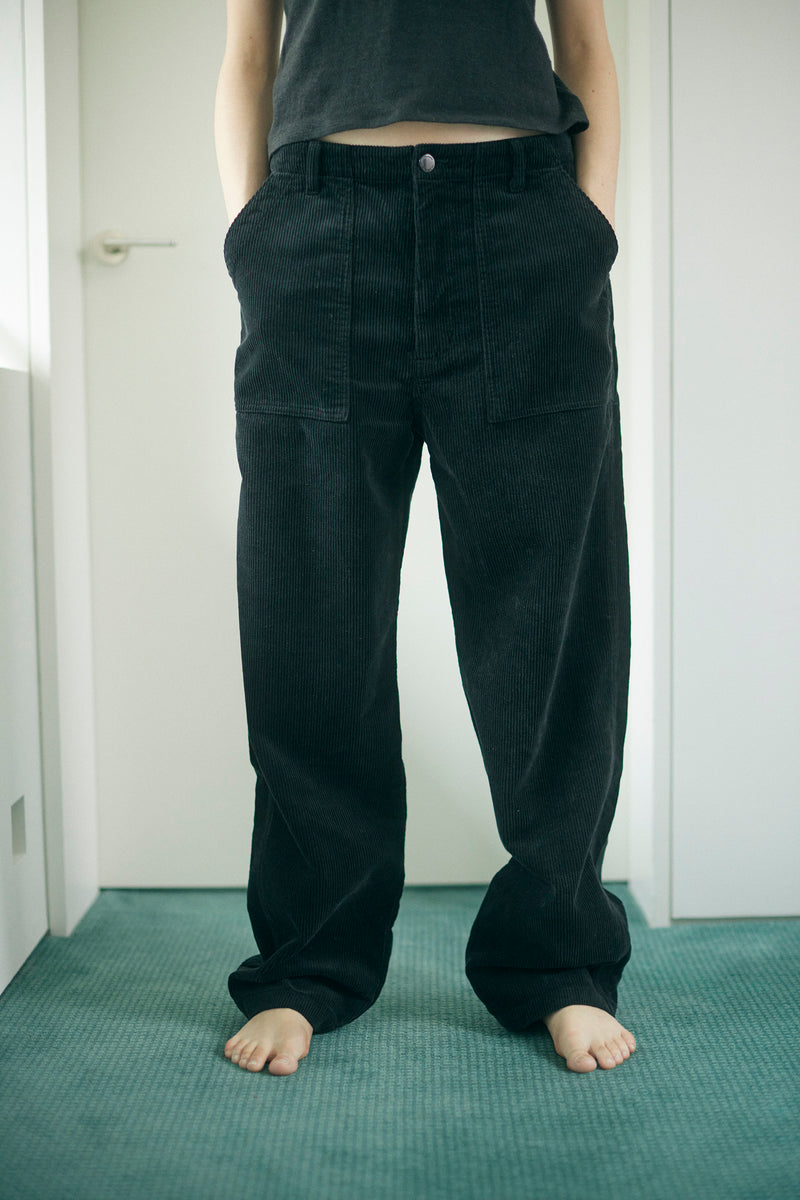 CORDUROY BAKER / BLACK – SHISHIKUI